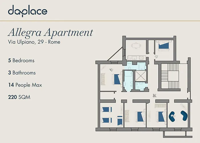 Daplace - Allegra Apartment Rom